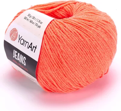 Obrázek produktu pro YarnArt Jeans 61 Coral - Měkká bavlněná příze pro amigurumi a letní projekty