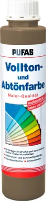 Produktbild von PUFAS Vollton- und Abtönfarbe 750 ml erdbraun 554 - Maler-Qualität