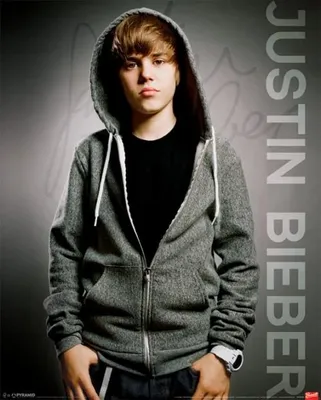 Produktbild von Justin Bieber – Kapuzenpullover – 40x50 cm – Poster