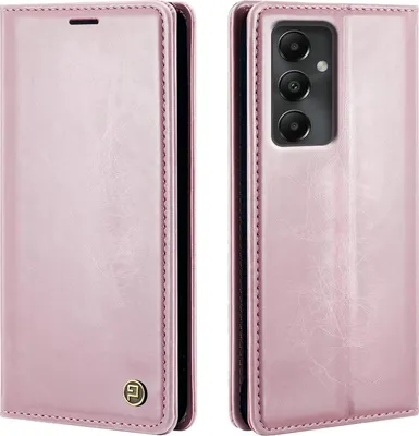 Produktbild von Handyhülle für Samsung Galaxy A54 5G Kunstleder Flip Vintage Cover Hülle RFID Schutz Case Kartenfach Farbe: Rosa