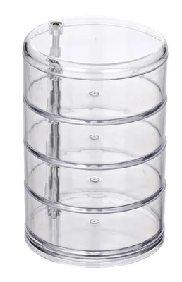 Immagine prodotto di Torre organizzatrice per cosmetici trasparente