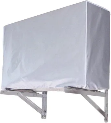 Produktbild von Wasser- und staubdichte Stoffabdeckung für Außenklimaanlage - rechteckig, antistatisch, antischneebedingt (94 x 40 x 73 cm)