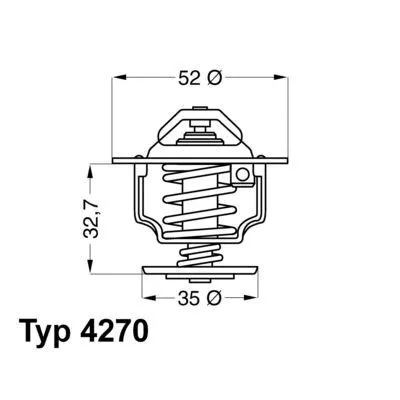 Zdjęcie produktu dla Termostat Ford Zetec 1,6-2,0