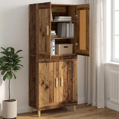Immagine prodotto di vidaXL Credenza in legno di recupero 69,5 x 34 x 90 cm Materiale a base di legno