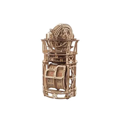 Image de casse-tête mécanique en bois 3D avec tourbillon