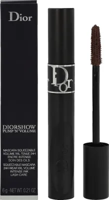 Produktbild von Dior Diorshow Pump ‘N’ Volume, Braun, Brown, Volumengebend, 24 h, #16301 AQUA (WATER) - CERA ALBA (BEESWAX) - HYDROGENATED OLIVE OIL STEARYL ESTERS - ORYZA..., 1 Stück(e)