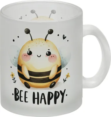 Produktbild von Biene Bee Happy Glas Tasse