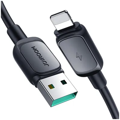 Obrázok produktu pre Kábel kompatibilný s portami iPhone /USB-A - 2,4 A, 1,2 m nabíjací kábel čierny