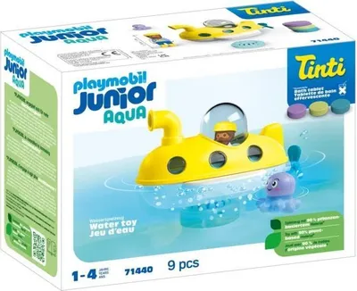 Produktbild von PLAYMOBIL Junior AQUA Tinti U-Boot 71440, Badespielzeug, Ab 12 Monaten