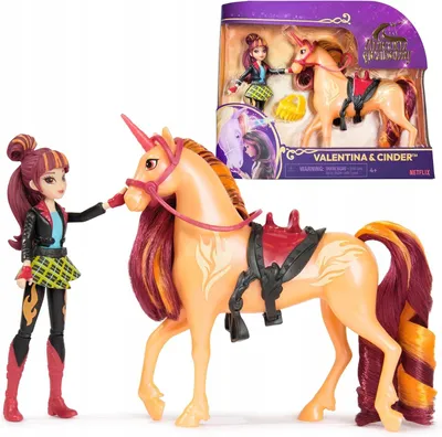 Produktbild von Valentina & Cinder Einhorn-Schule Puppen-Set mit Zubehör