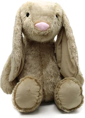 Produktbild von Plüschtier Kuscheltier Hase beige Madchen Junge XXL 88cm Baby Kinder Kissen