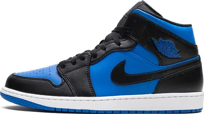 Image de Jordan 1 Mid Black Royal Blue - EU44.5 - US10.5