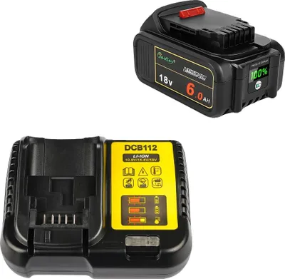 Produktbild von Akkumulator für Elektrowerkzeuge, sicheres Managementsystem, Hochstromausgang, 6Ah Batterie Set