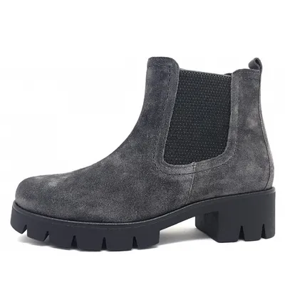 Produktbild von Gabor Chelsea Boots Damen Rauleder Grau Größe: 51/2