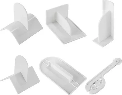 Immagine prodotto di Set di 6 strumenti per lisciare il fondente con bordo affilato, strumenti per modellare per la decorazione di torte