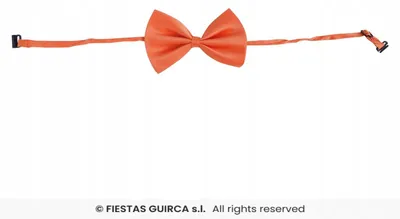 Image de Guirca Nœud papillon orange carnaval