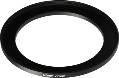 Produktbild von vhbw Step-Up-Ring Adapter 62 - 77mm für Kamera Objektiv - Filteradapter, Metall Schwarz