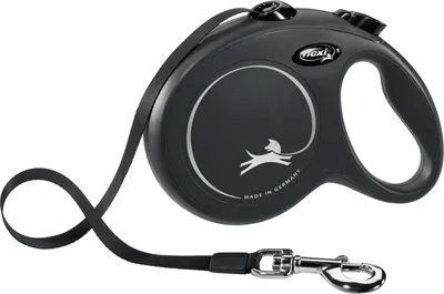 Produktbild von flexi New Classic L Gurt 5 m schwarz