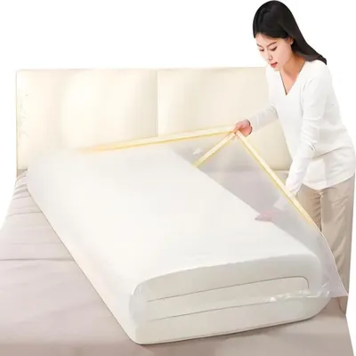 Produktbild von Vakuumbeutel für Matratzen, 220 x 100 cm Vakuumbeutel Matratze, Vakuumbeutel für Matratzen, Verschließbar, Wiederverwendbarer Matratzen Vakuum