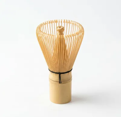 Produktbild von Matchabürste aus Bambus- Zubehör zur traditionellen Matcha-Zubereitung, 11 x 6 cm