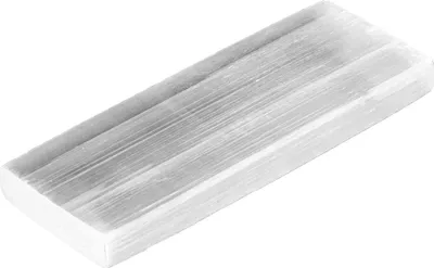Produktbild von Selenit Lineal 10x3,5cm – Lineal für energetische Reinigung und Meditation