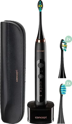 Obrázok produktu pre Sonická zubná kefka s cestovným puzdrom Perfect Smile čierna ZK7011