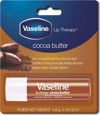 Produktbild von Vaseline Lip Therapy Cocoa Butter Lippenbalsem - Stick 1 x 4.8 g - Glans