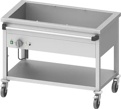Immagine prodotto di Lavabo a bagnomaria "Drop-In" 1xGN 1/1 505x620x390 mm, coperchio in acciaio inox