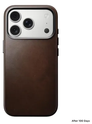 Zdjęcie produktu dla Nomad Traditional Leather Case, Pokrowiec, Apple, iPhone 17 Pro, 16 cm (6.3"), Brązowy
