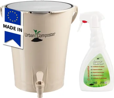 Image de Kit composteur avec spray speedy compost - Garantia - 995238 - urban city