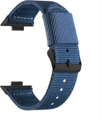 Produktbild von INF Stylisches Nylonarmband für Huawei Fit 3/4/4 Pro Blau