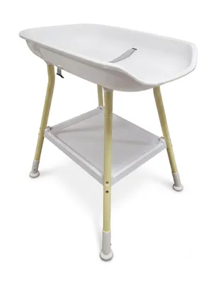 Image de Table à langer rigide pour bébés avec étagère, BDMU, réglage sur 3 niveaux