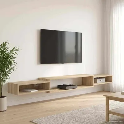 Productafbeelding van vidaXL Wandmeubel voor televisie, wandmontage, Sonoma-eikenhout