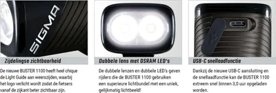 Produktbild von Beleuchtungsset Sigma Buster 1100 USB + Buster RL 150 Flash USB