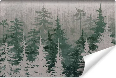 Produktbild von Muralo Vlies Fototapete Für Wohnzimmer BÄUME Wald Beton Abstraktion Br. 208cm x Hö. 146cm