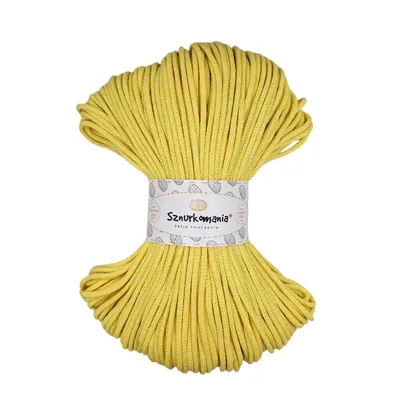 Zdjęcie produktu dla Sznurek bawełniany z rdzeniem 3 mm 100 m, przędza do makramy, sznurek do makramy, sznurek szydełkowy, sznurek do makramy, przędza naturalna, sznurek 3 mm, pleciony sznurek bawełniany