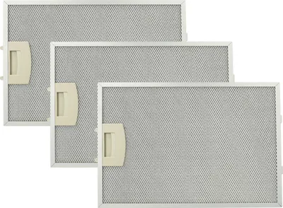 Produktbild von vhbw 3x Filter Metallfettfilter kompatibel mit Siemens LC75652/02, LC75652/01, LC75651/04, LC75752/02, LC75752/01, LC75652/03 Dunstabzugshaube, Metall
