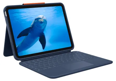 Produktbild von Logitech Rugged Combo 4 Touch, QWERTY, UK Englisch, Trackpad, 1,8 cm, 1,2 mm, Apple