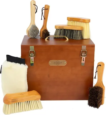 Obrázok produktu pre Grooming Deluxe Tack Box Set , farba:hnedá
