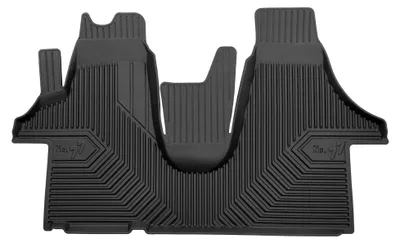 Produktbild von Fahrermatte Gummi für Volkswagen Transporter T5 2003-2015 (Van) – Schwarz, passgenau