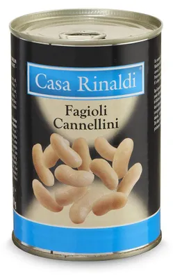 Image de Casa Rinaldi haricots blancs Cennellini 400g, poids égoutté 240g