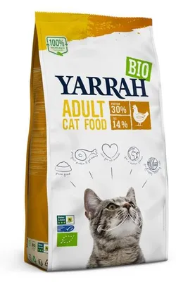 Productafbeelding van Yarrah Adult Kattenvoer Met Kip (800 gr)