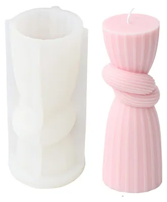 Produktbild von Silikon-Kerzenform, geometrisch-abstrakte Silikon-Kerzenform, Kerzengießformen, Gießkerzenform, DIY-Silikonform, für Bastelarbeiten, Ornamente, Duftkerzen, handgemachte Seife (S)