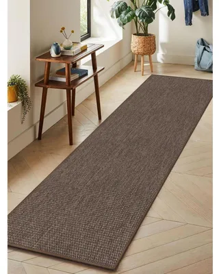 Produktbild von Küchenläufer Teppich 65x240 cm Braun Polyester Rutschfest