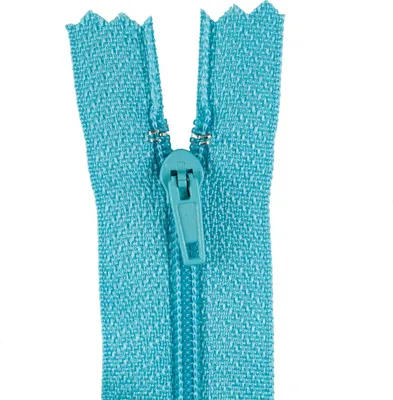 Produktbild von 1 Reißverschluss spiral 30cm x 3mm unteilbar, Autolock, wähle aus 29 Farben, Farbe:205 parrotblue