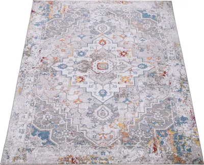 Immagine prodotto di Tappeto soggiorno a pelo corto motivo orientale ornamenti vintage dimensioni 80x150 cm