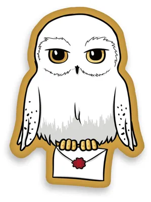 Konturkissen Harry Potter Hedwig, 36x24x5 cm, Polyester