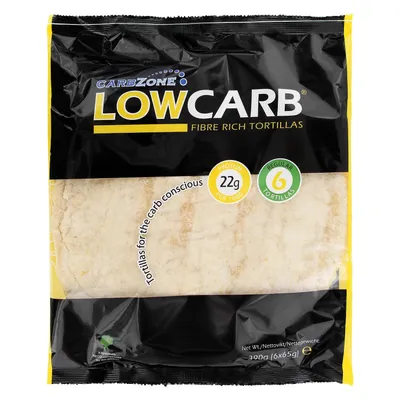 Produktbild von Tortilla Groß (6x65g) - Carbzone - 390g ( 2er-Pack)