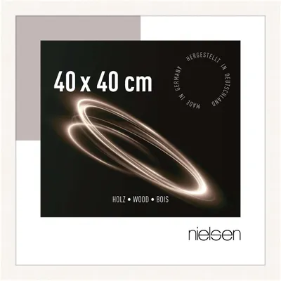 Produktbild von nielsen Holz Bilderrahmen Essential, 40x40 cm, Weiß