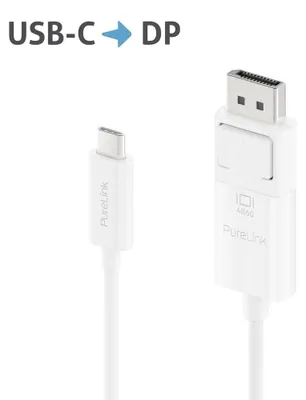 Obrázek produktu pro Purelink IS2220-020 Kabel USB-C na DisplayPort 4K 2m bílý